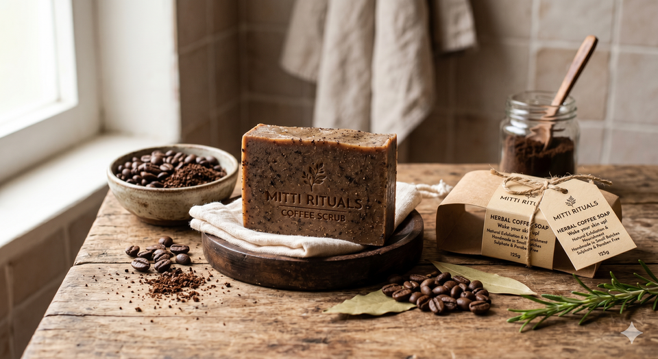 Mitti Rituals Coffee Scrub Soap